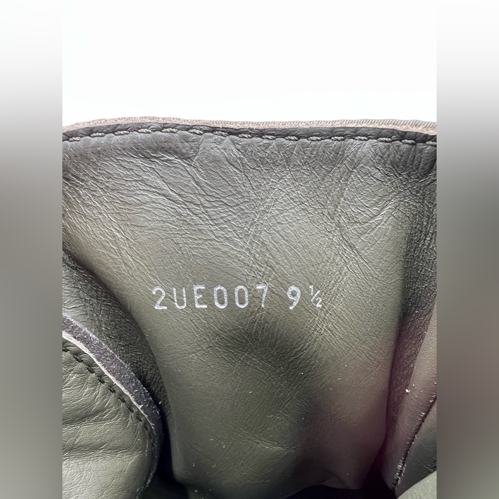 Prada Monolith Lug-Sole Leather Combat Boots - Picture 11 of 11